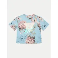 GUESS T-Shirt J5RI05 K6YW4 Himmelblau Boxy Fit 122