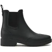 Lauren-ftw für Damen. 802945876001 Preslie Gummistiefel aus schwarzem Gummi (39), 1 bis 3 cm, Keine, Lässig, PVC