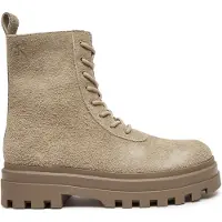 Calvin Klein Jeans Schnürstiefeletten Lugged Lace Zip Boot Oxf Hr Su YM0YM01068 Beige