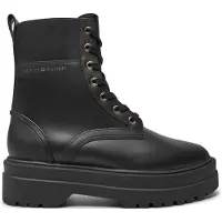 Tommy Hilfiger Damen Boots Stiefel Schnürstiefel #151