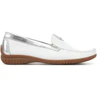 Gabor FLORENZ Damenschuhe - bequeme Slipper - Halbschuhe weiß Freizeit NEU