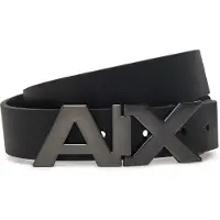 Armani Exchange für Herren. 951058CC50543120 Ledergürtel schwarz, marineblau (30), Lässig, Klassisch