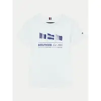 Tommy Hilfiger T-Shirt KB0KB09350 S Weiß Regular Fit