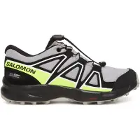 Salomon Kinder Trekkinghalbschuhe SHOES SPEEDCROSS WP J Alloy/Black/Grgeck