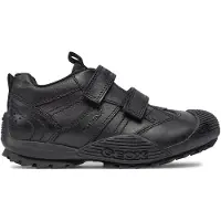 Geox Savage Turnschuhe Ohne Schnürsenkel Schwarz EU 33 Jungen,Mädchen Schwarz EU 33