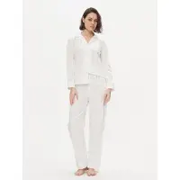 Ralph Lauren Pyjama ILN92305 Weiß Regular Fit 36