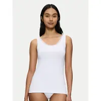 Triumph Top Feel Of Cotton 10224975 Weiß Slim Fit