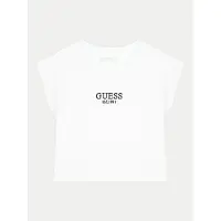 GUESS T-Shirt J4BI34 J1314 Weiß Boxy Fit 122