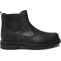 Timberland für Herren. TB0A6A4WW021 Chelsea-Boots aus Leder Britton Road schwarz (41), Wohnung, Keine, Lässig, Nachhaltig
