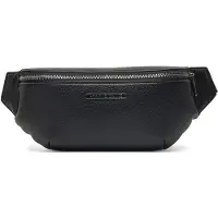 Armani Exchange für Herren. XM000848AF12134UC001 Gürteltasche mit Frontreißverschluss schwarz (OSFA), Lässig, Polyester