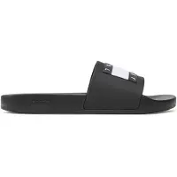 Tommy Hilfiger Pantoletten Pool Slide Ess EM0EM01191 Schwarz