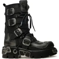 New rock Schnürstiefel NEW ROCK M-107-S2 Schwarz 36