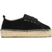 MANEBI' Espadrilles Lace-Up Espadrilles K 1.0 E0 Schwarz