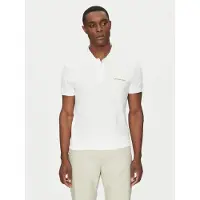 Calvin Klein Jeans Poloshirt Monologo J30J325664 Weiß Regular Fit