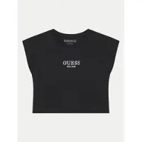 GUESS T-Shirt J4BI34 J1314 Schwarz Boxy Fit 122