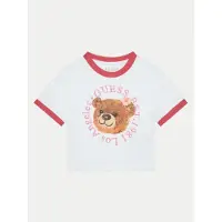 GUESS T-Shirt J5RI41 K6YW4 Weiß Regular Fit