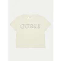GUESS T-Shirt J4YI48 KBXI2 Écru Regular Fit 164