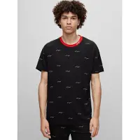 HUGO Pyjama-T-Shirt 50490231 Schwarz Relaxed Fit