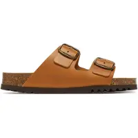 Scholl Slipper Josephine New Leather Damen Cognac-Schuhgröße 39