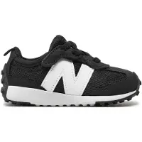 New Balance Unisex für Kinder. NW327V1 Schuhe 327 schwarz (23), Wohnung, Schnürsenkel, Lässig, Kinderbekleidung
