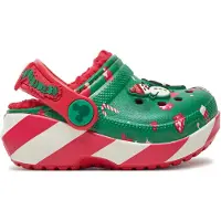 Crocs Micky Maus Classic Xmas Linierte Slipper, Multi, 22-23