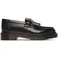 Dr. Martens Halbschuhe Adrian Snaffle Herren Black Polished Smooth-Schuhgröße 43
