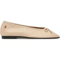 Tommy Hilfiger Ballerinas Soft Leather Ballerina Bow FW0FW08355 Rosa