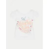 GUESS T-Shirt A5GI01 K6YW4 Weiß Regular Fit 74
