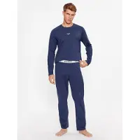GUESS Pyjama U2BX00 KBZG0 Blau Regular Fit