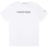 Calvin Klein Jeans T-Shirt Institutional SS IB0IB00347 Weiß Regular Fit