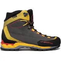 La Sportiva Trango Tech Leather Gtx, Mountain Footwear, 40, Black/Yellow (Black) -