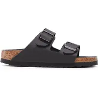 Birkenstock Arizona Damen-Schuhe in Schwarz – schmale Weite