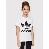 Adidas T-Shirt adicolor Trefoil H25246 Weiß Regular Fit 110