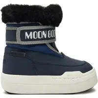 Moon Boot Schneestiefel Park Strap Junior Blue-Schuhgröße 33