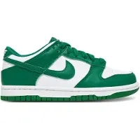 Nike Dunk Low Kinder Sneaker Grün-Weiß mit dämpfender Schaumstoff-Zwischensohle