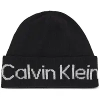Calvin Klein Mütze Logo Reverso Tonal Beanie K60K611151 Schwarz