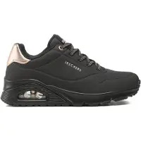 SKECHERS 155196-BBK Damen-Sneaker in Schwarz – Memory Foam