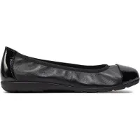 Caprice Ballerina Loafer, Slipper, Festtags Schuh mit Lack-Details