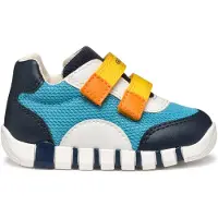 Geox Jungen Sneaker B3555C 01454 C4088 Farbe: Blau Größe: 22