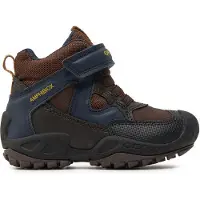 Geox Jungen J New Savage Boy B A Schuhe, Brown Navy, 24 EU