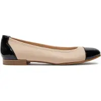 Tamaris Ballerina, Blockabsatz, Businessschuh, Schlupfschuh mit Elastikeinfass