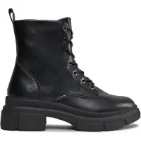 Tamaris Damen Stiefelette Schnürboots Profilsohle 1-25263-43, Größe:36 EU, Farbe:Schwarz
