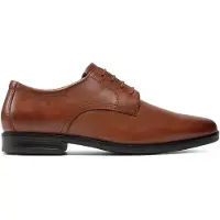 Clarks Anzugschuhe Howard Walk mit atmungsaktivem Innenfutter 5234 Dark Tan Lea 41