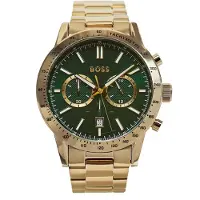 HUGO BOSS Herrenuhr Allure 1513923, Gold / Grün