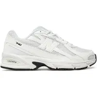 New Balance 740 Laufschuhe im 2000er Retro-Stil, Weiß, Größe 41,5