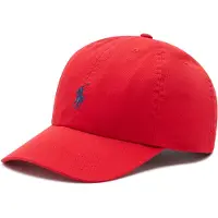 Ralph Lauren Unisex. 323552489003 Rote Chino-Mütze aus Baumwolle (OSFA), Lässig