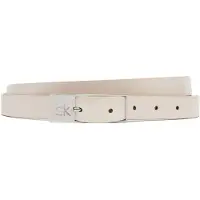 Calvin Klein Damengürtel Ck Cut Square Buckle 2.0 K60K613155 Weiß