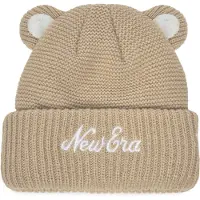 New Era Mütze Teddy Bear Ears Cuff Knit Beanie 60580793 Beige