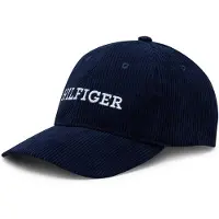 Tommy Hilfiger Cap Monotype Cordoroy Cap AM0AM11990 Dunkelblau