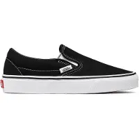 Vans Slip-On Sneaker "UA Classic Slip-On", Herren, Gr. 36,5, schwarz, Textil, Schuhe Slip-On Sneaker, aus textilem Canvas-Material